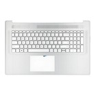 Hp laptop toetsenbord qwerty us + top cover - zilver
