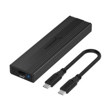 Sabrent USB 3.2 Gen 2 Type-C Tool-Free Enclosure for M.2 PCIe NVMe and SATA SSDs