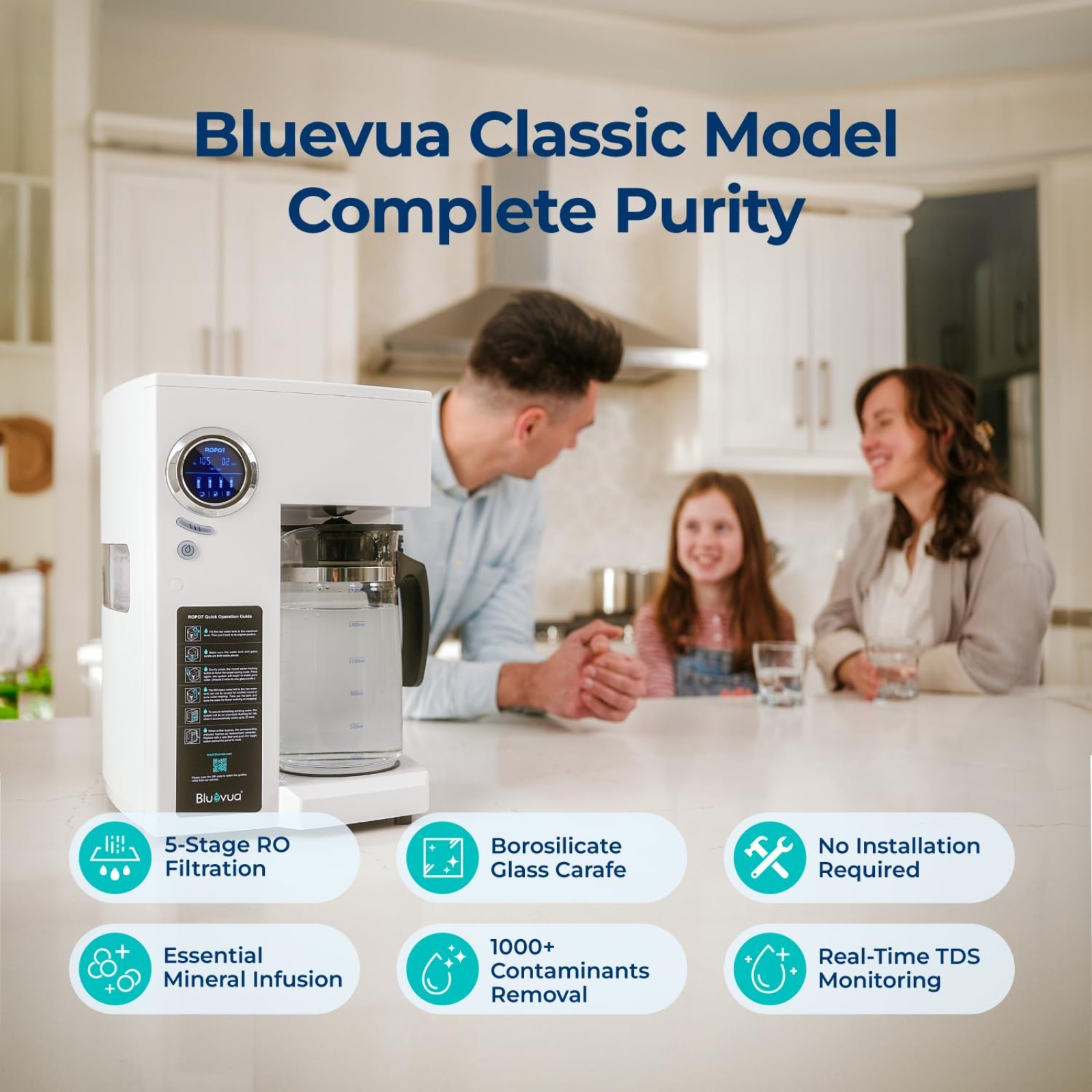 Ultra-Pure Countertop Reverse Osmosis Water Filter System | 