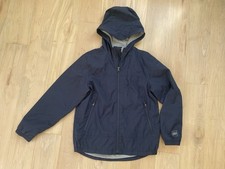 Gap Kids Boys dark navy blue jersey-lined windbreaker jacket Size L / 10-12
