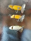 #888 Lot Of 3 Vintage Fred Arbogast Jointed Jitterbug Fishing Lures 2 Sizes — photo 4