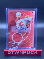 2025-26 UD SP Game Used Hockey Mackenzie Weegar Red Patch Auto /149 Flames 🔥