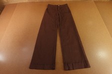 Mango Womens XXS Brown Denim Patch Pocket Hig...