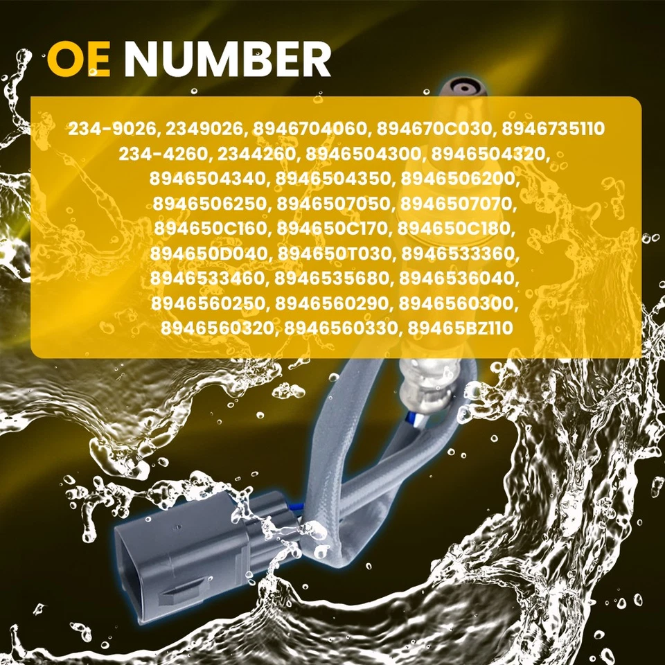 Ups+下游氧气O2传感器原始设备制造商适用于丰田红杉苔原雷克萨斯塔科马4-20X — 第 2/4 张图片
