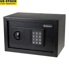 Digital Steel Safe W/ Keypad & Manual Override Keys Home Office Security New