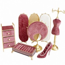 6 St&uuml;ck Schmuck Organizer St&auml;nder mit Schublade stilvoll f&uuml;r Schlafzimmer