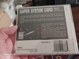 TurboGrafx 16 Super System Card 3.0 US Version NEC