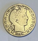 1894 Barber Half Dollar
