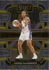 Crystal Dangerfield 2024 Panini Select WNBA #35 Los Angeles Sparks