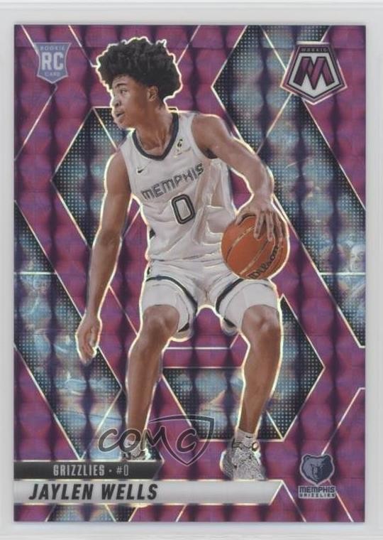2024-25 Panini Mosaic Rookies Purple Prizm /99 Jaylen Wells #240 Rookie RC