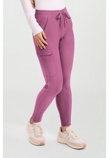 Dusty Mauve Cherokee Scrubs Form Tapered Leg Drawstring Pant CK095 DTMA