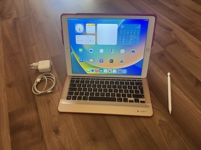 Apple iPad Pro 12.9  (WiFi + Cellular) 128GB + Logitech Keyboard + Apple Pencil