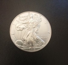 2015 Uncirculated American Silver Eagle 1 OZ 0.999 Pure Fine Silver 81.70 per troy oz