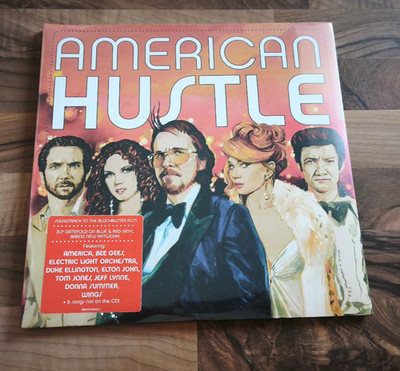 AMERICAN HUSTLE SOUNDTRACK OST RED / BLUE VINYL LP TOM JONES DANNY ELFMAN WINGS