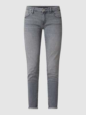 Mavi Damen Jeans Lexy Mid-Rise,Super Skinny Light Grey Str Grau, W27 L27