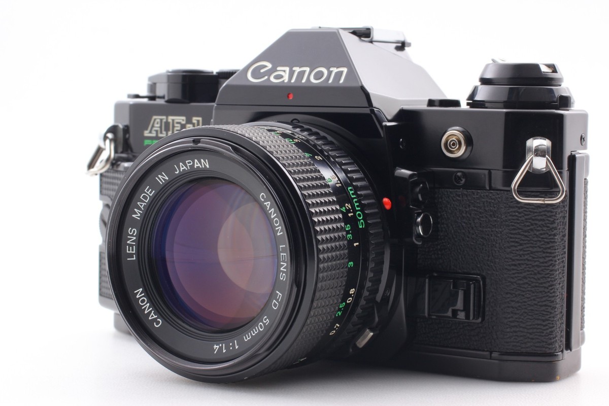 Canon AE-1 PROGRAM 　FDレンズ MINT] Canon AE-1 Program 35mm Film Camera NEW FD NFD 50mm f