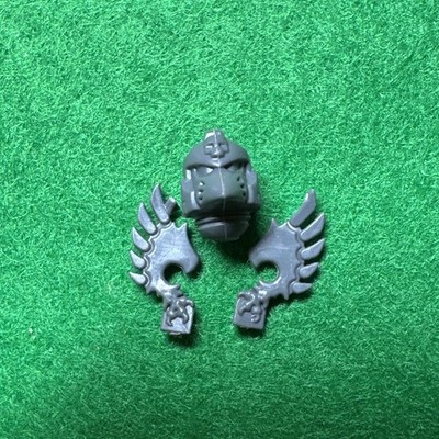 Warhammer 40k Dark Angels Bit Ravenwing Command Champion Winged Helmet Head  