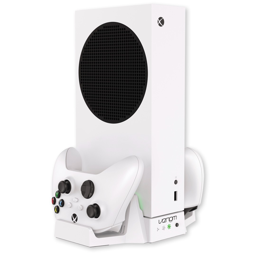 Supporto di ricarica Xbox Series S con ventole di raffreddamento