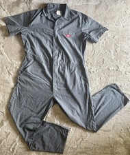 Dickies Gray Coveralls Jumpsuit Workwear Men s XL Regular Fits Chest 46/48