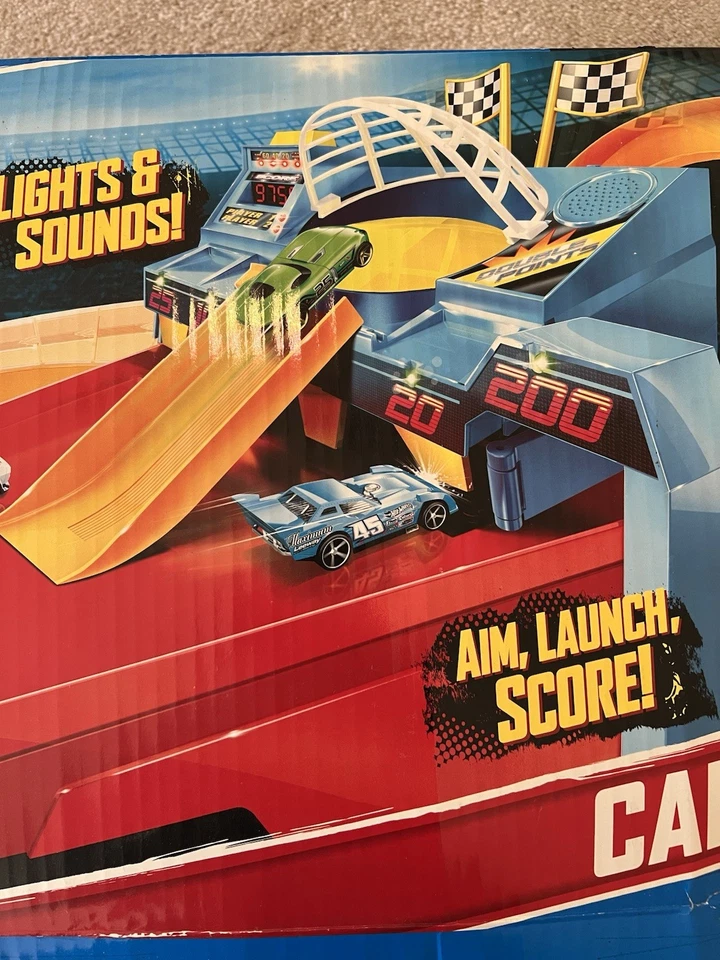 Lanzador de autos Hot Wheels Carcade 2013 estilo arcade juego Foto 3 de 4