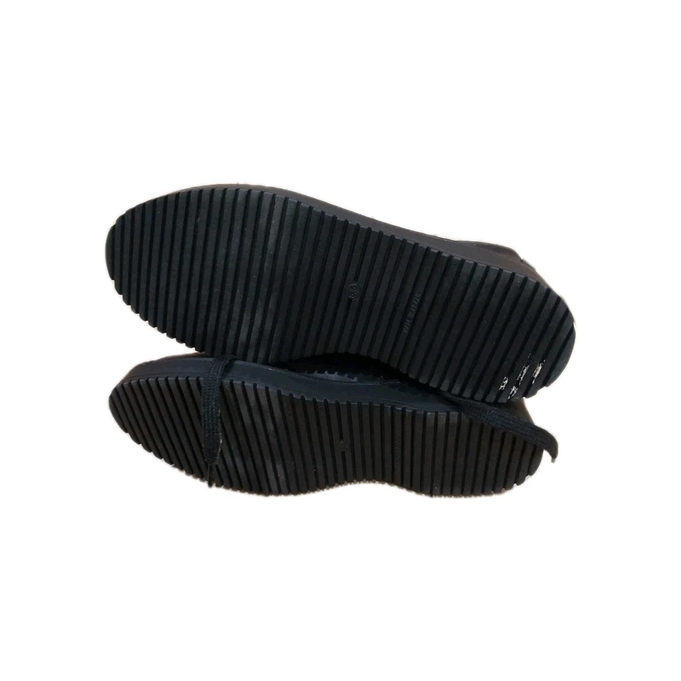 Botas de combate femininas Madden Girl tamanho: 8,5 Kurrt couro sintético com cadarço cor: preto - Imagem 3 de 4