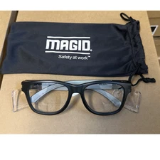 MAGID Y50 Safety Glasses +2.0 Bifocal Lens Anti-Fog Scratch Resistant OSHA Z87+