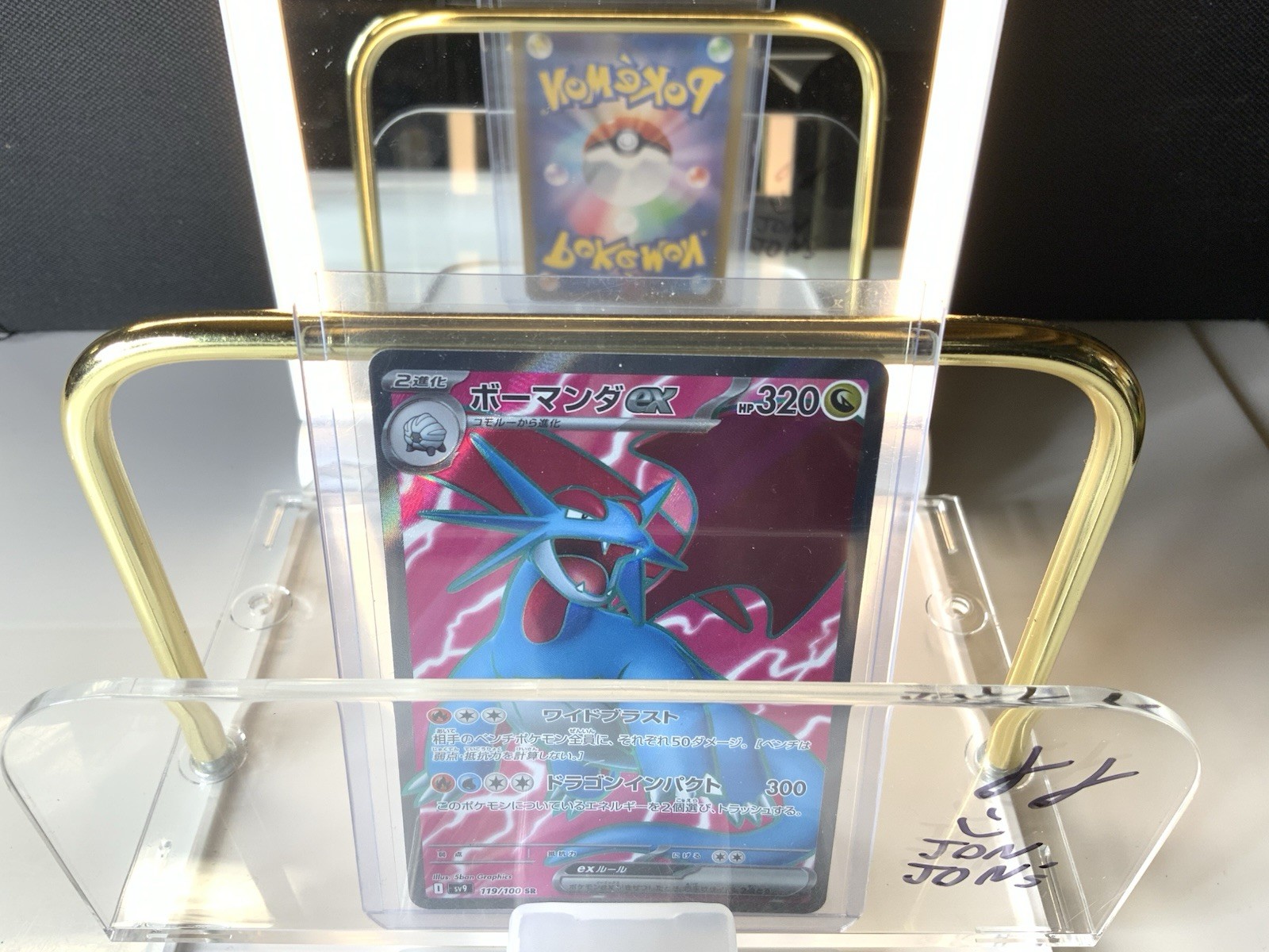 Japanese Pokemon Salamence ex 119/100 Sv9: Battle Partners Holo Full Art SR NM