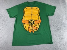 Teenage Mutant Ninja Turtles Halloween Cosplay Costume Shirt Tee Michelangelo