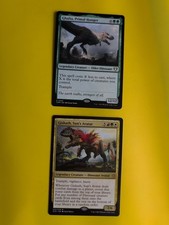 Gishath, Sun's Avatar. XLN & Ghalta,Primal Hunger Magic the Gathering 2 Card.