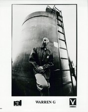 Warren G Rapper Silver Gelatin Print 1990s Hip Hop Promotional Press Photo