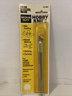 Stanley 10-402 Medium Duty Aluminum Body Hobby Knife 5-1/8'' Long New In Package