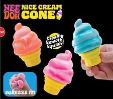 Viral Squishy Squish Needoh New Doh Nice Ice Cream Cone - ONE RANDOM COLOR