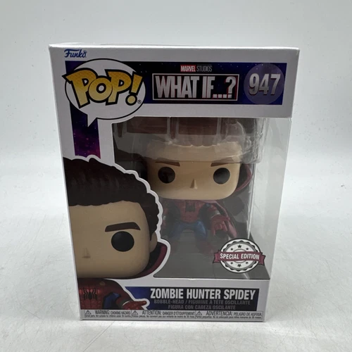 Marvel What if Zombie Hunter Spidey Unmasked (Special Edition) #947 Funko Pop!
