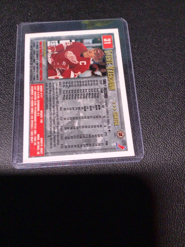 1996-97 Topps NHL Picks - Steve Yzerman #31 - Image 2 of 2