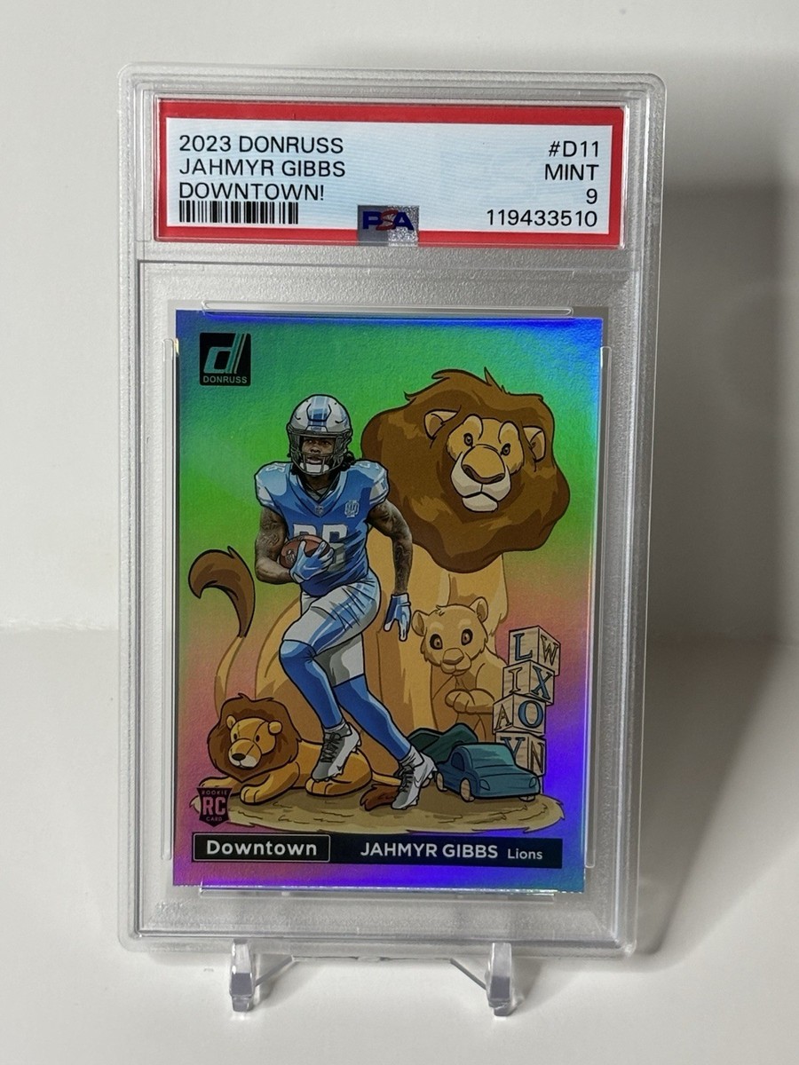 2023 PANINI DONRUSS DOWNTOWN! #D11 JAHMYR GIBBS ROOKIE RC PSA 9 | eBay