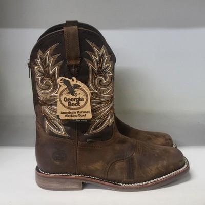 Georgia Boot Carbo-Tec Soft Toe Boot Brown Mens Size 10M
