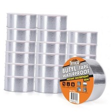 Rolls Butyl Tape Waterproof Sealant Tape | Aluminum Foil Duct 2inch x33feet 16