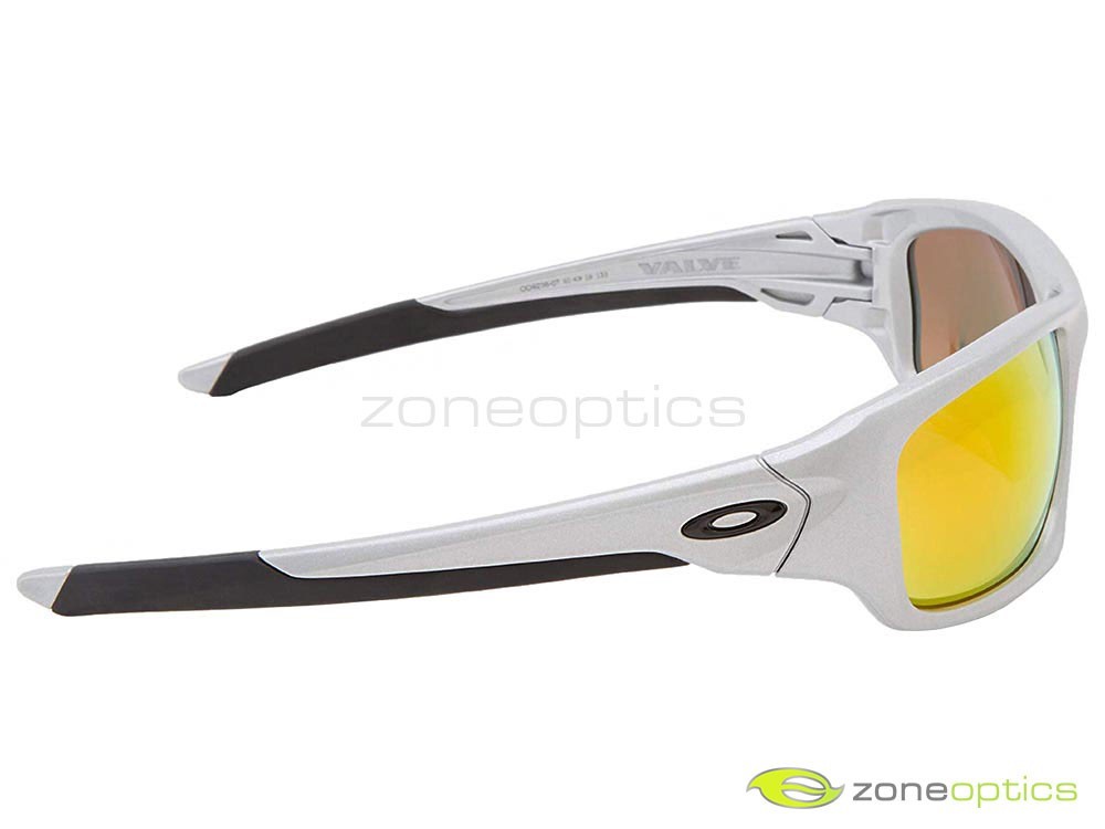 Oakley Valve Polarized Sunglasses OO9236-07 Silver/Fire