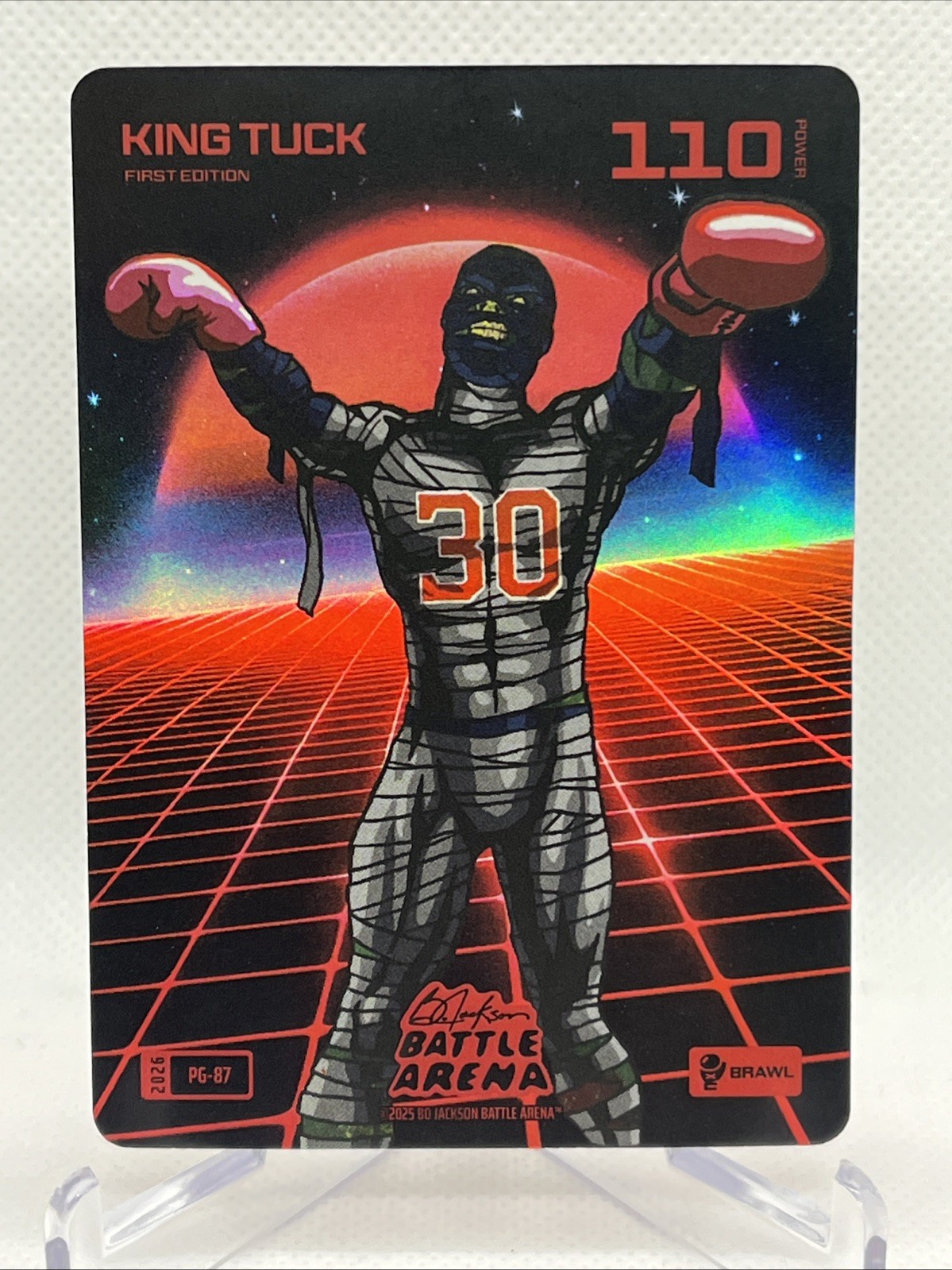 2026 Bo Jackson Battle Arena King Tuck Power Glove Foil PG-87