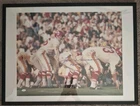 LEN DAWSON Kansas City Chiefs signed 16x20 Framed Mounted Memories Cert HOF