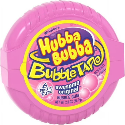 Hubba Bubba Original Bubble Gum Tape, 2 ounce (1-Roll)