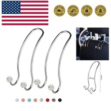 Auto Hooks Bling Car Hangers Organizer Seat Headrest Hooks Strong and Durable...