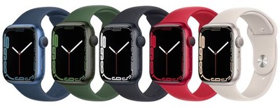 Apple Watch Series 7 41mm GPS + Cellular Aluminum Sport Band - Very Good