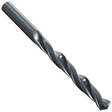 Drill America DWDN37/64 37/64" High Speed Steel Black Oxide Drill Bit, DWDN Seri