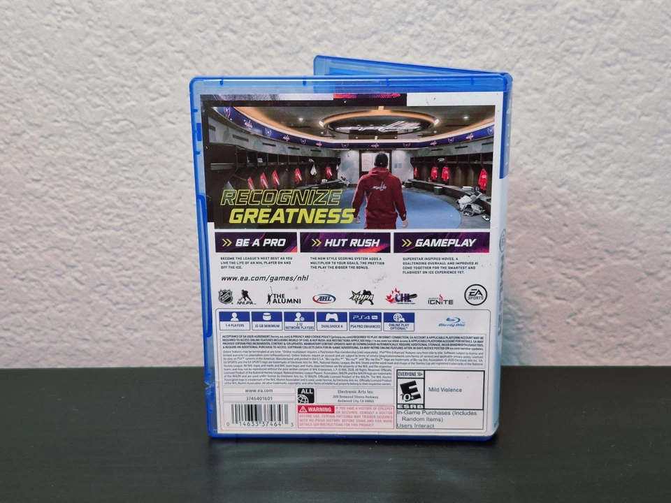 PS4 NHL 21 Hockey Game Complete EA Sports NHLPA 2020 Near Mint Disc - Image 3 of 3