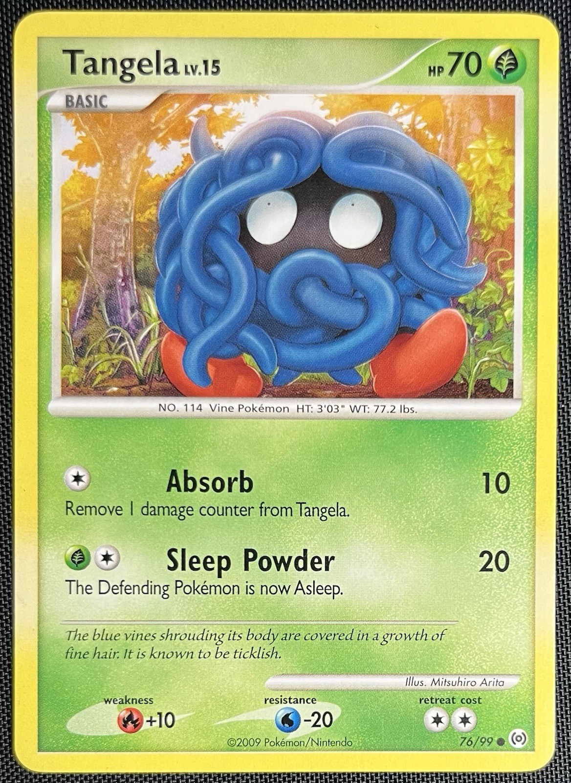 Tangela 76/99 Pokemon English Platinum: Arceus 2009
