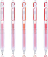 5 Farbige Gelschreiber, 0,5 Mm Feine Spitze, Schnell Trocknend, FlüSsiges Schrei