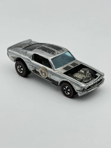 Vintage hot wheels redline mustang boss hoss HK base