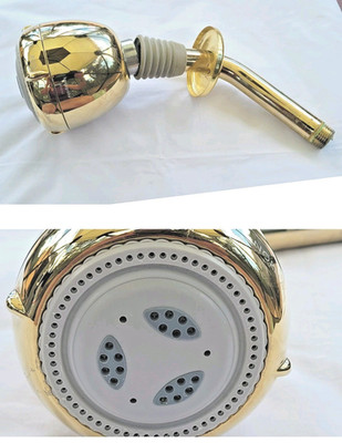 Hansgrohe Mistral Shower head Gold Tone 3-Function Massage Normal Eco Germany