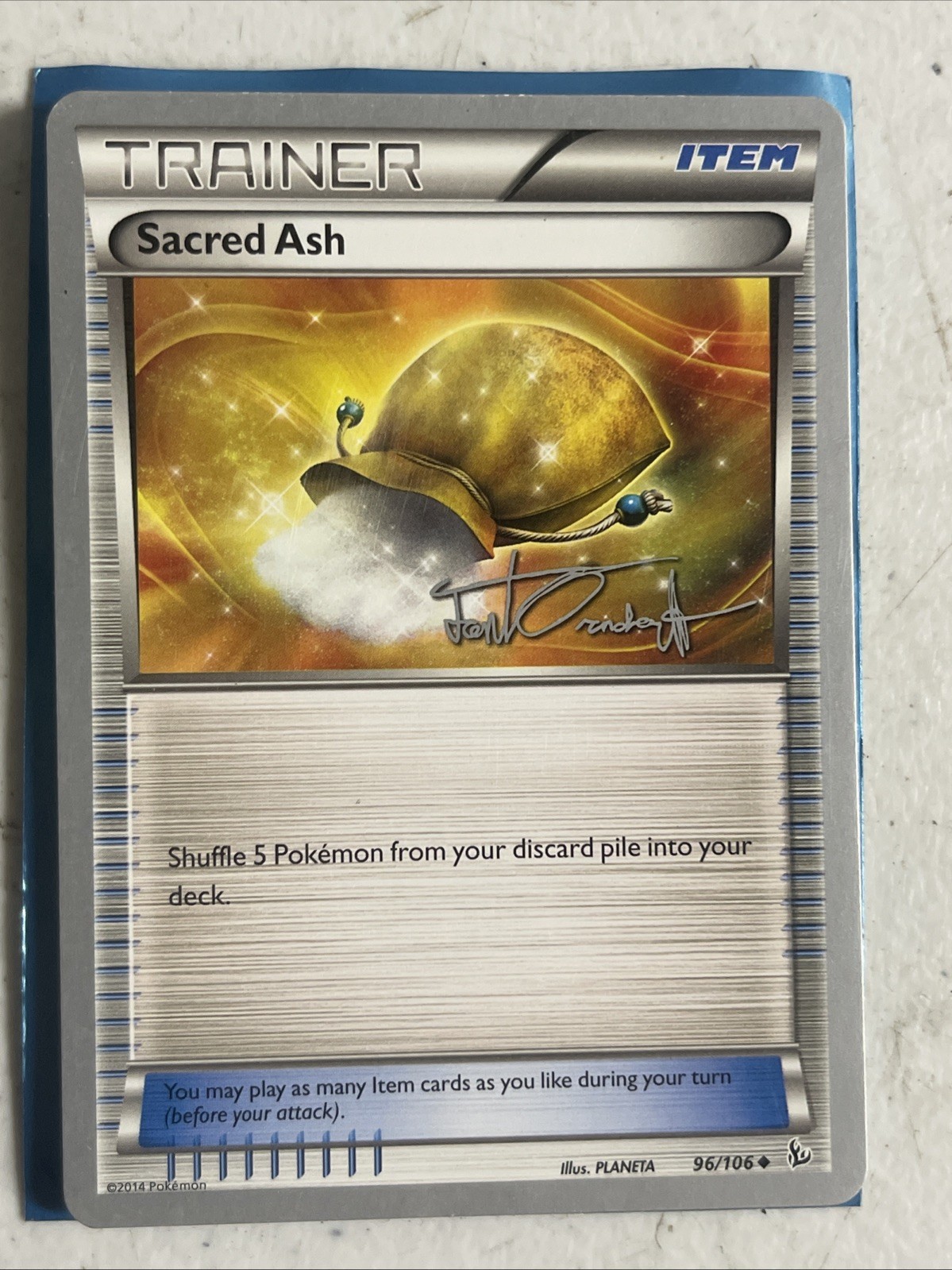 Pokemon XY - Flashfire 96/106 Sacred Ash World Championship Deck 2014